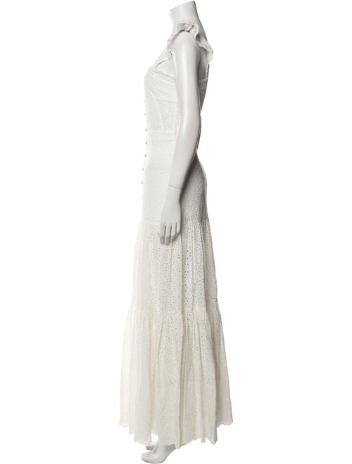 Veronica Beard Square Neckline Long Dress