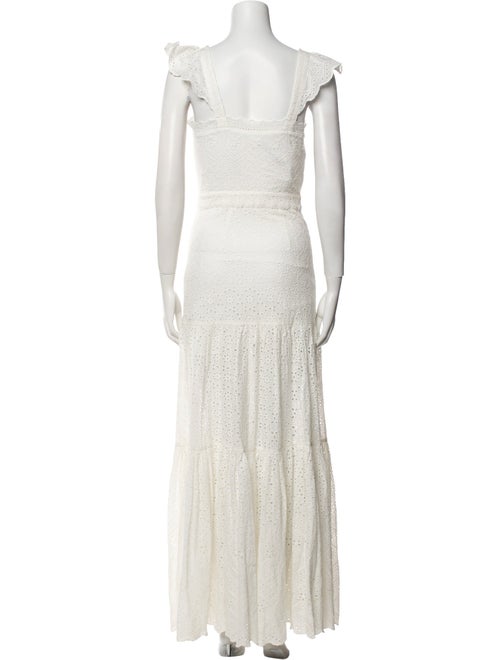 Veronica Beard Square Neckline Long Dress