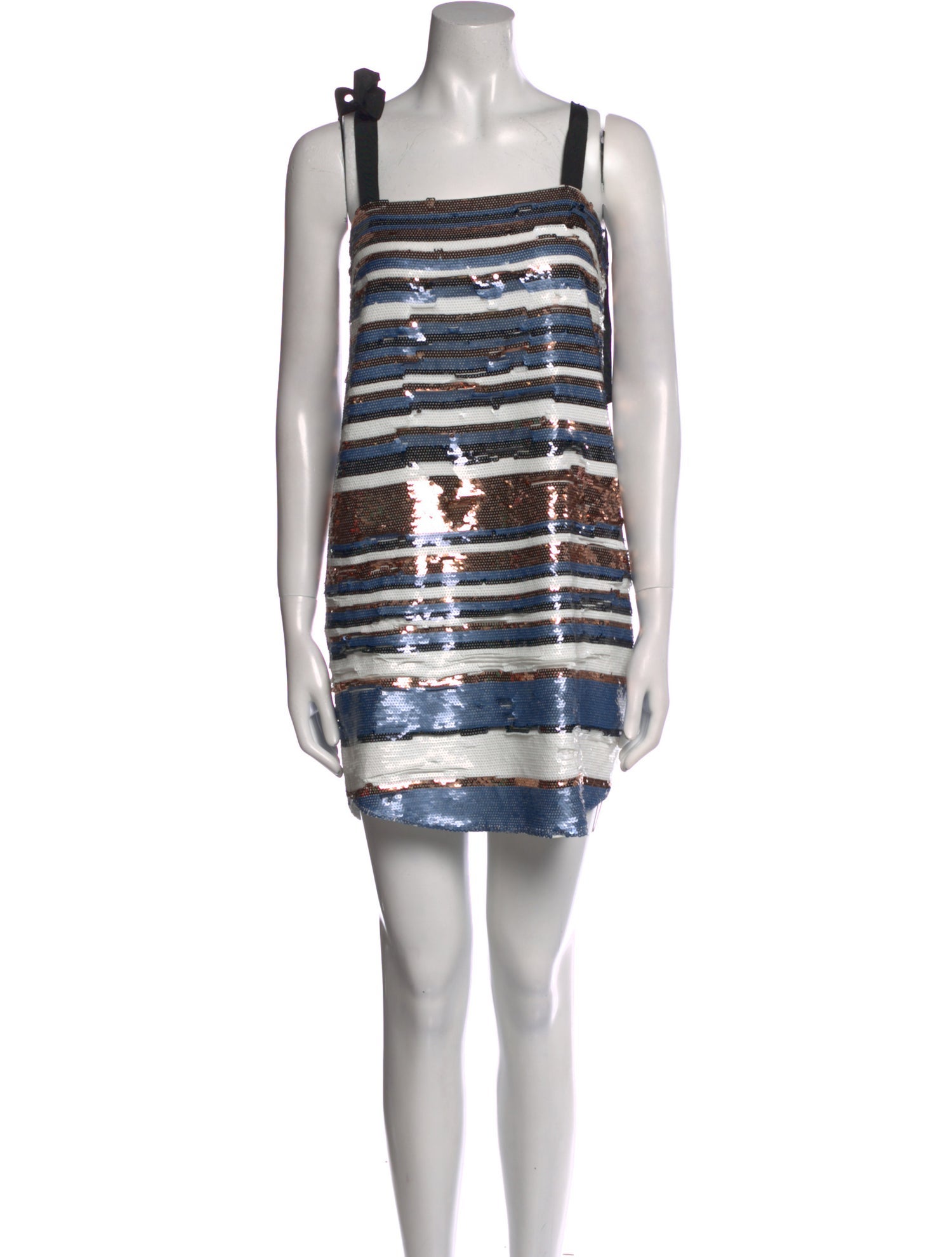 Veronica Beard Striped Mini Dress