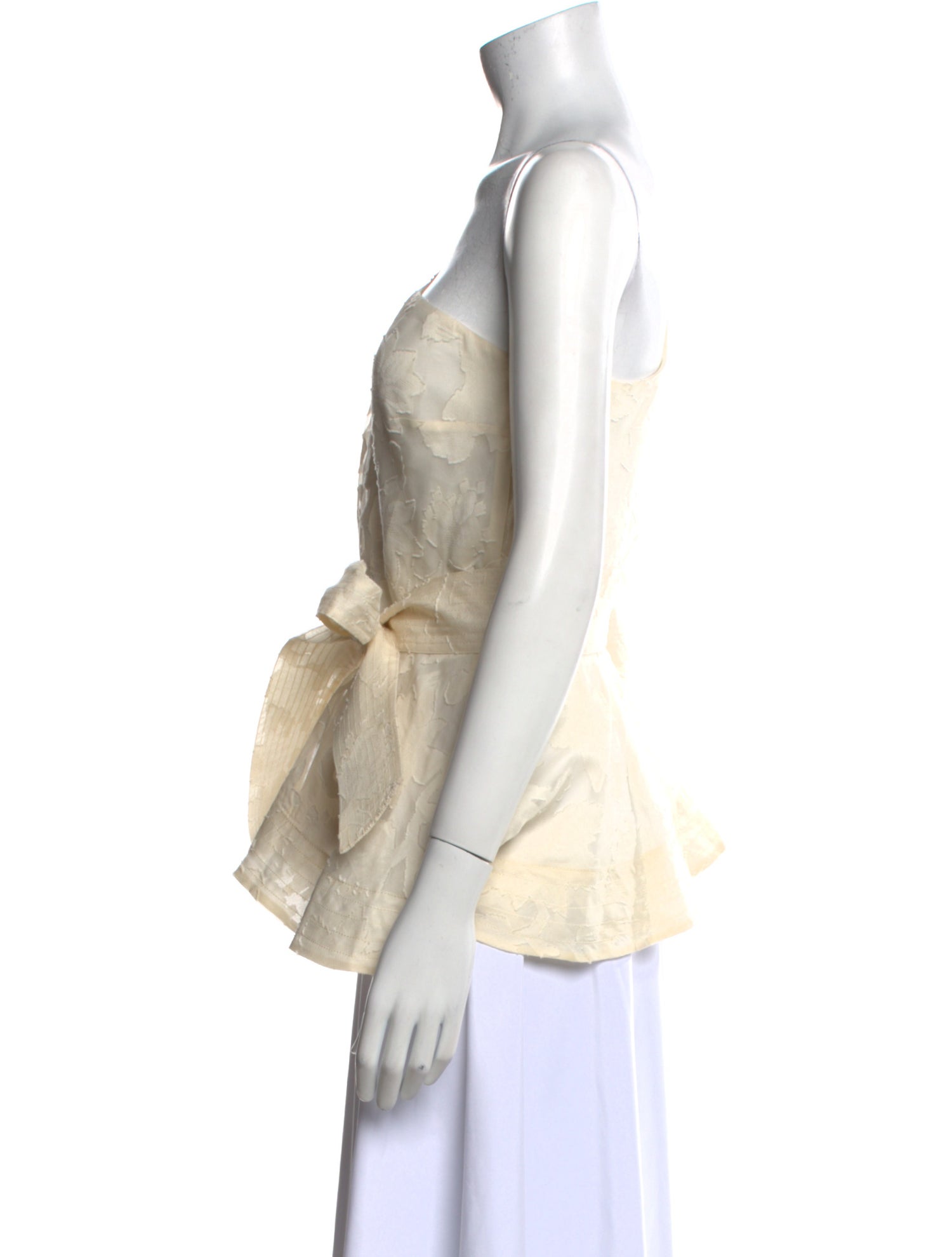 Veronica Beard Silk One-Shoulder Blouse