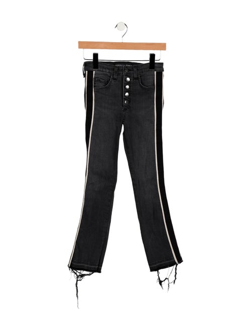 Veronica Beard Mid-Rise Straight Leg Jeans