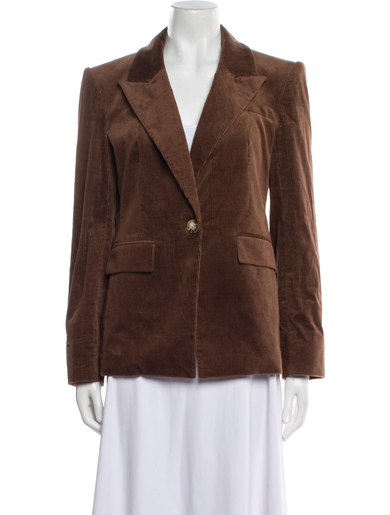 Veronica Beard Plaid Print Blazer