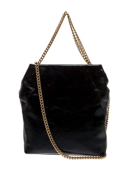 Veronica Beard Patent Leather Bucket Bag