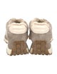 Veronica Beard Felt Faux Fur Trim Sneakers