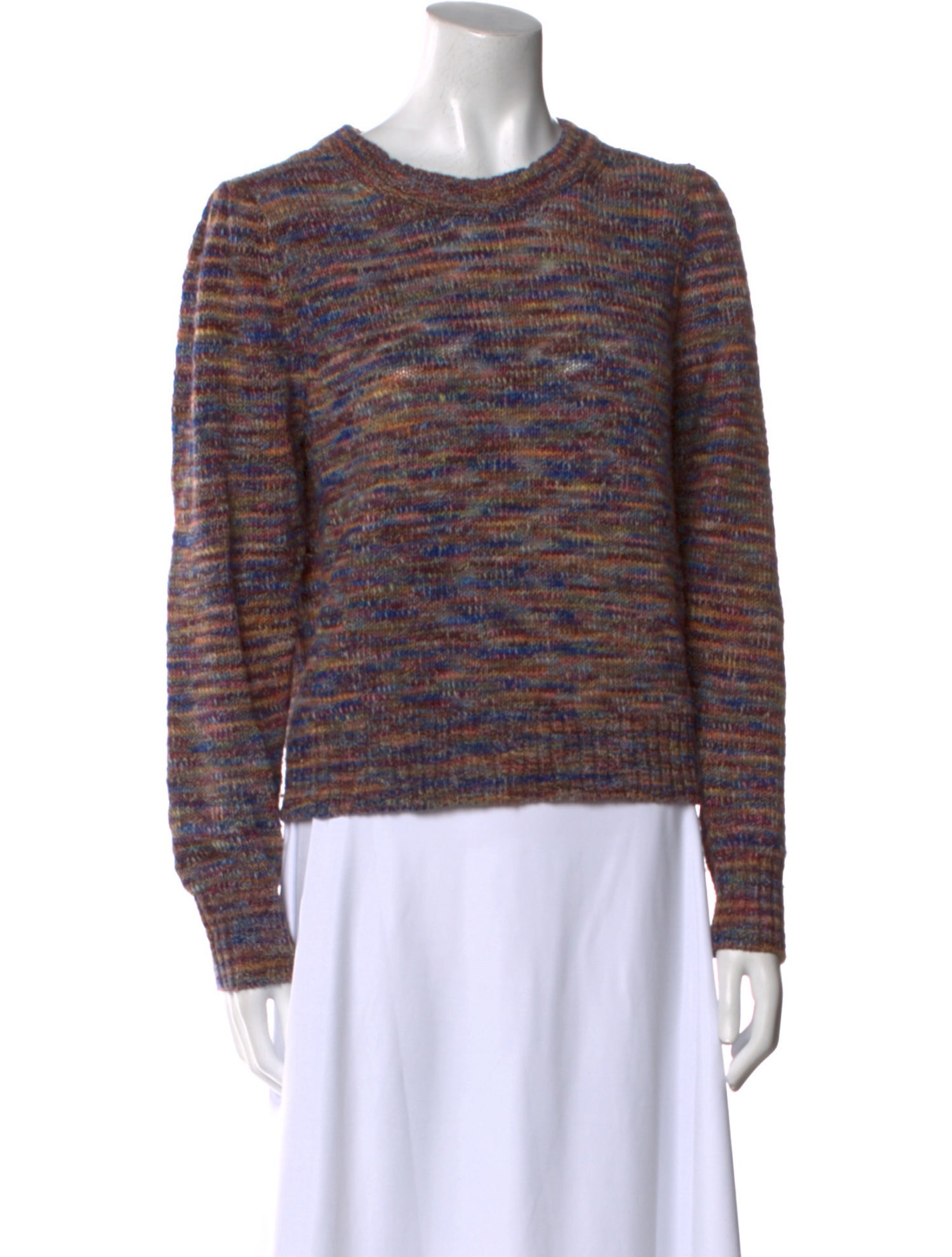 Veronica Beard Printed Crew Neck Sweater