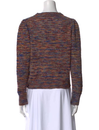 Veronica Beard Printed Crew Neck Sweater