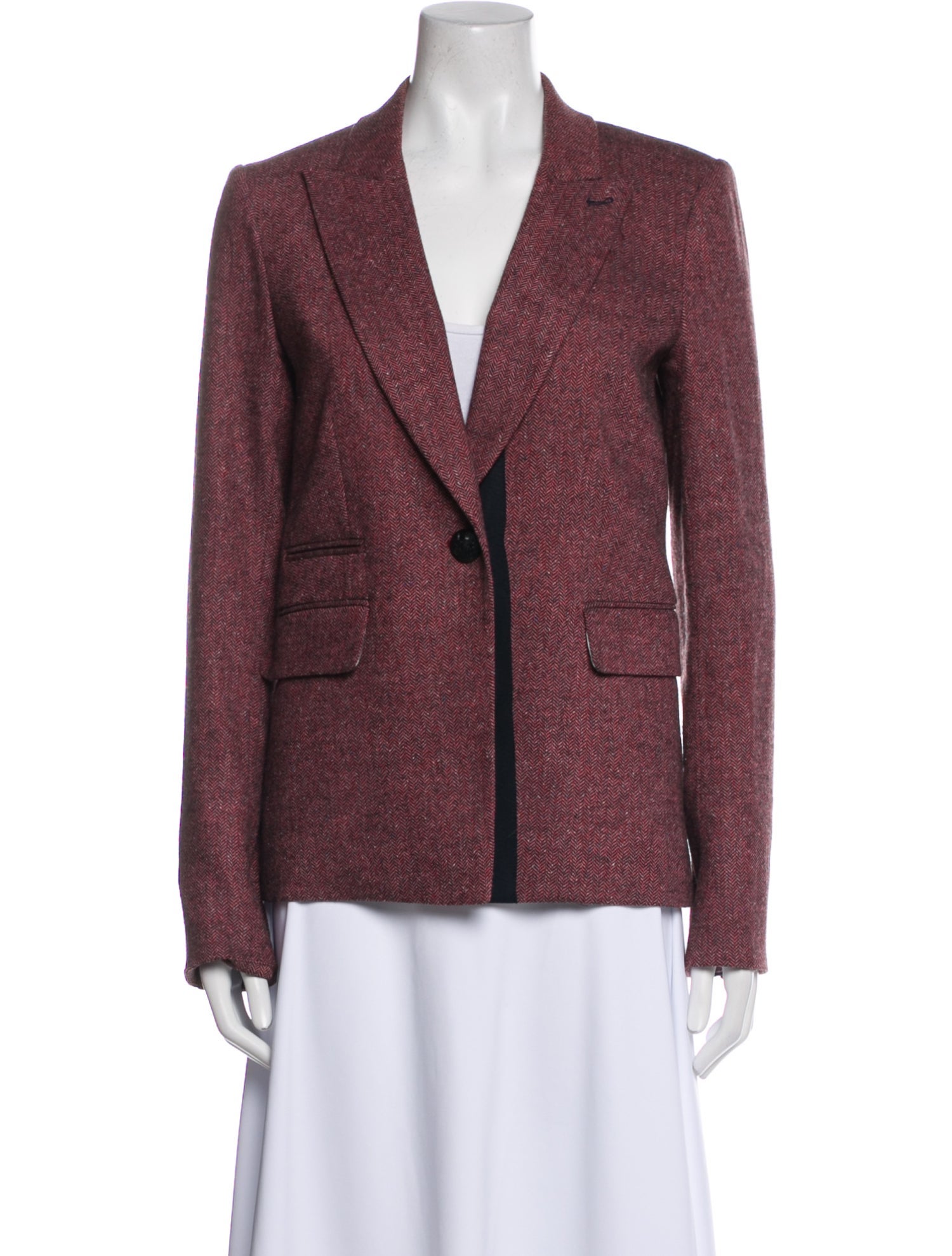 Veronica Beard Tweed Pattern Blazer