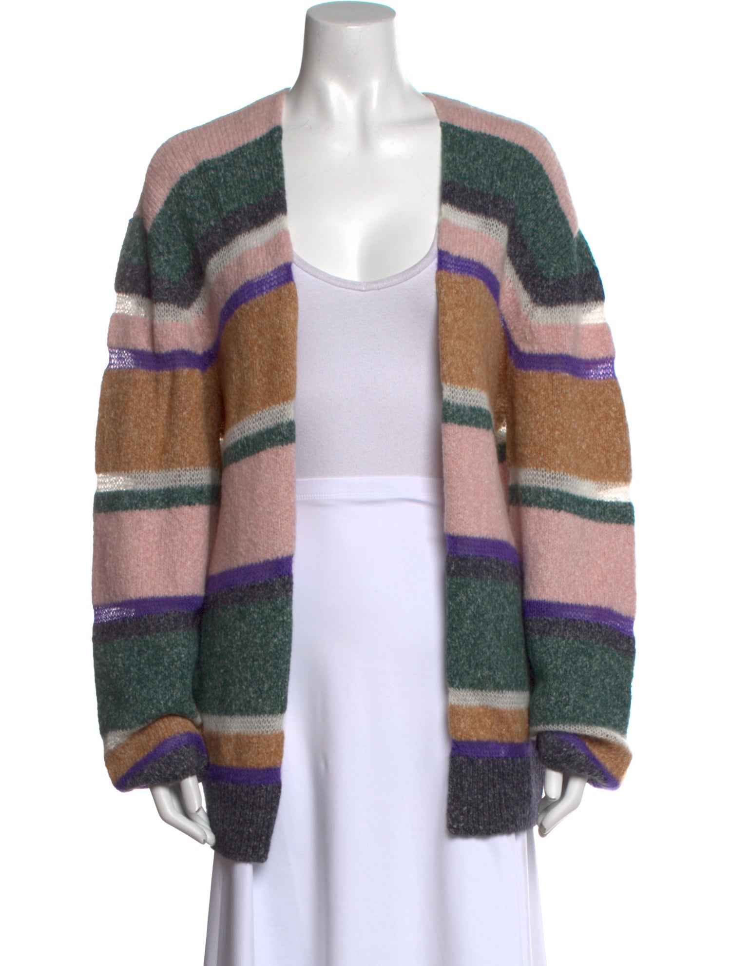 Veronica Beard Striped Open Front Sweater w/ Tags w/Tags