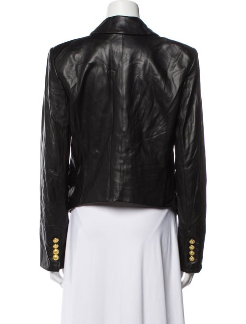 Veronica Beard Lamb Leather Blazer