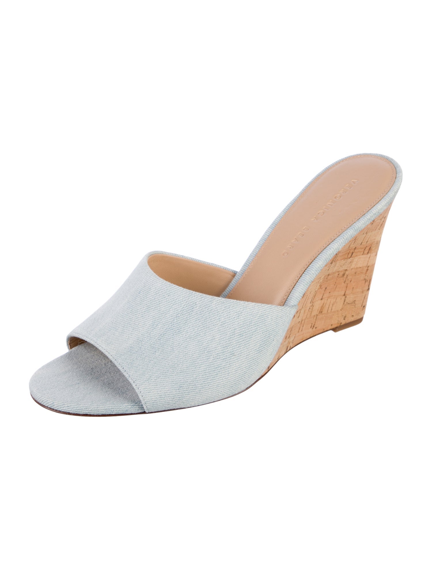 Veronica Beard Denim Slides