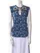Veronica Beard Silk Printed Blouse