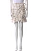 Veronica Beard Plaid Print Mini Skirt