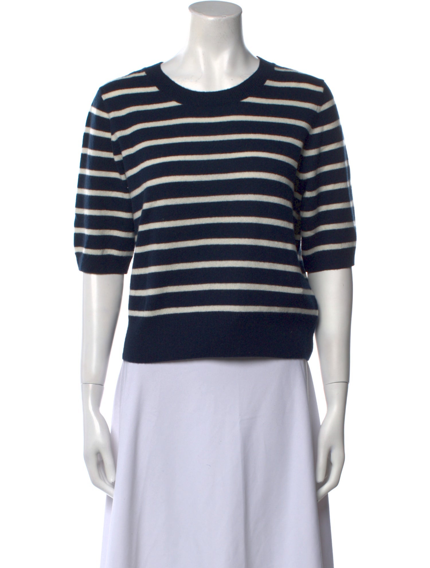 Veronica Beard Cashmere Striped Sweater