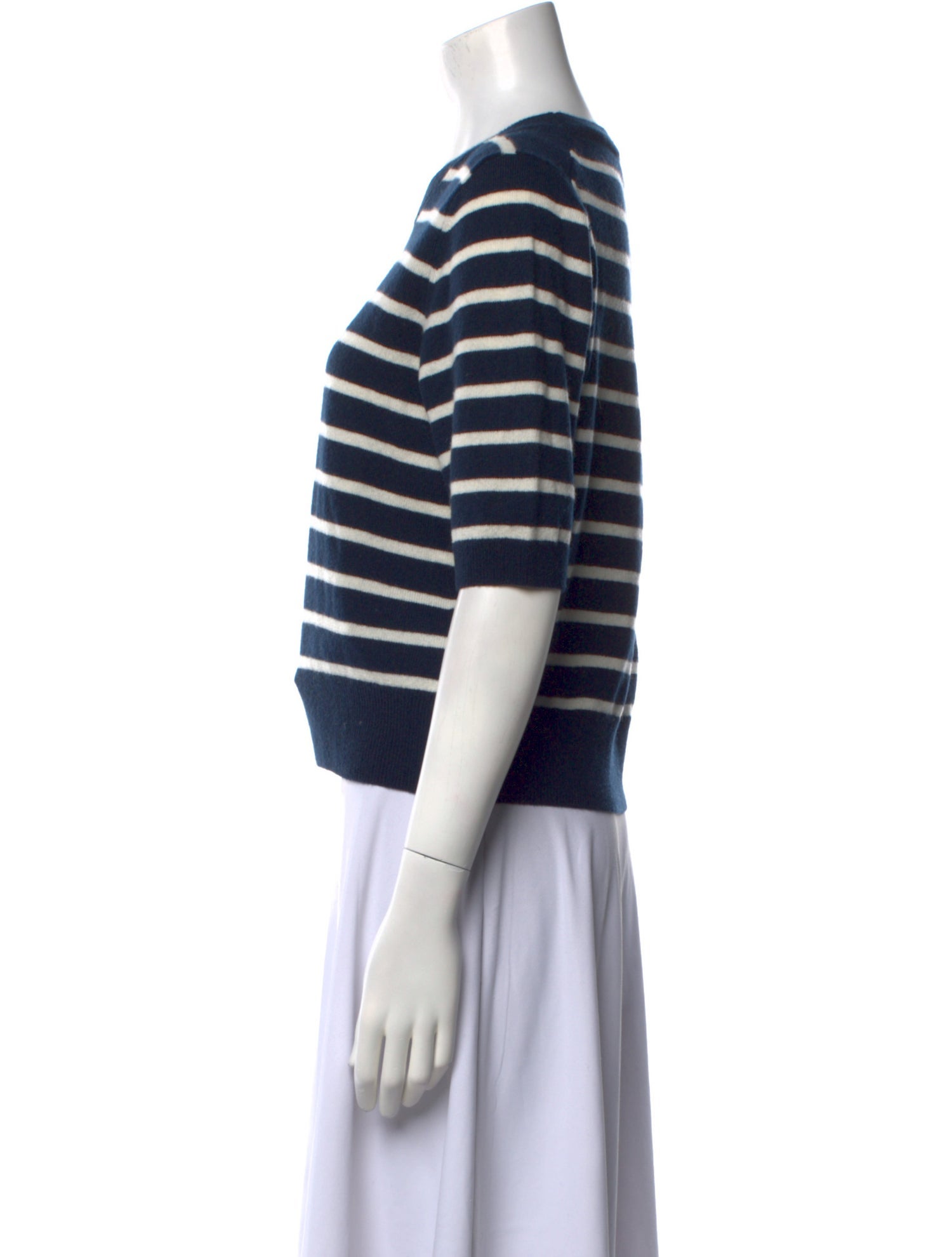 Veronica Beard Cashmere Striped Sweater