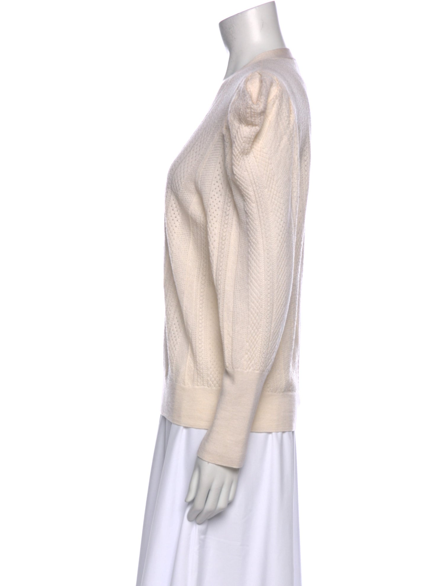 Veronica Beard Merino Wool V-Neck Sweater