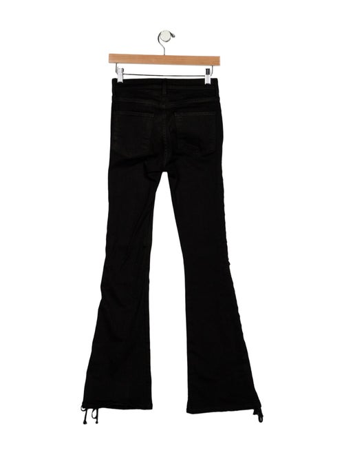 Veronica Beard Mid-Rise Wide Leg Jeans