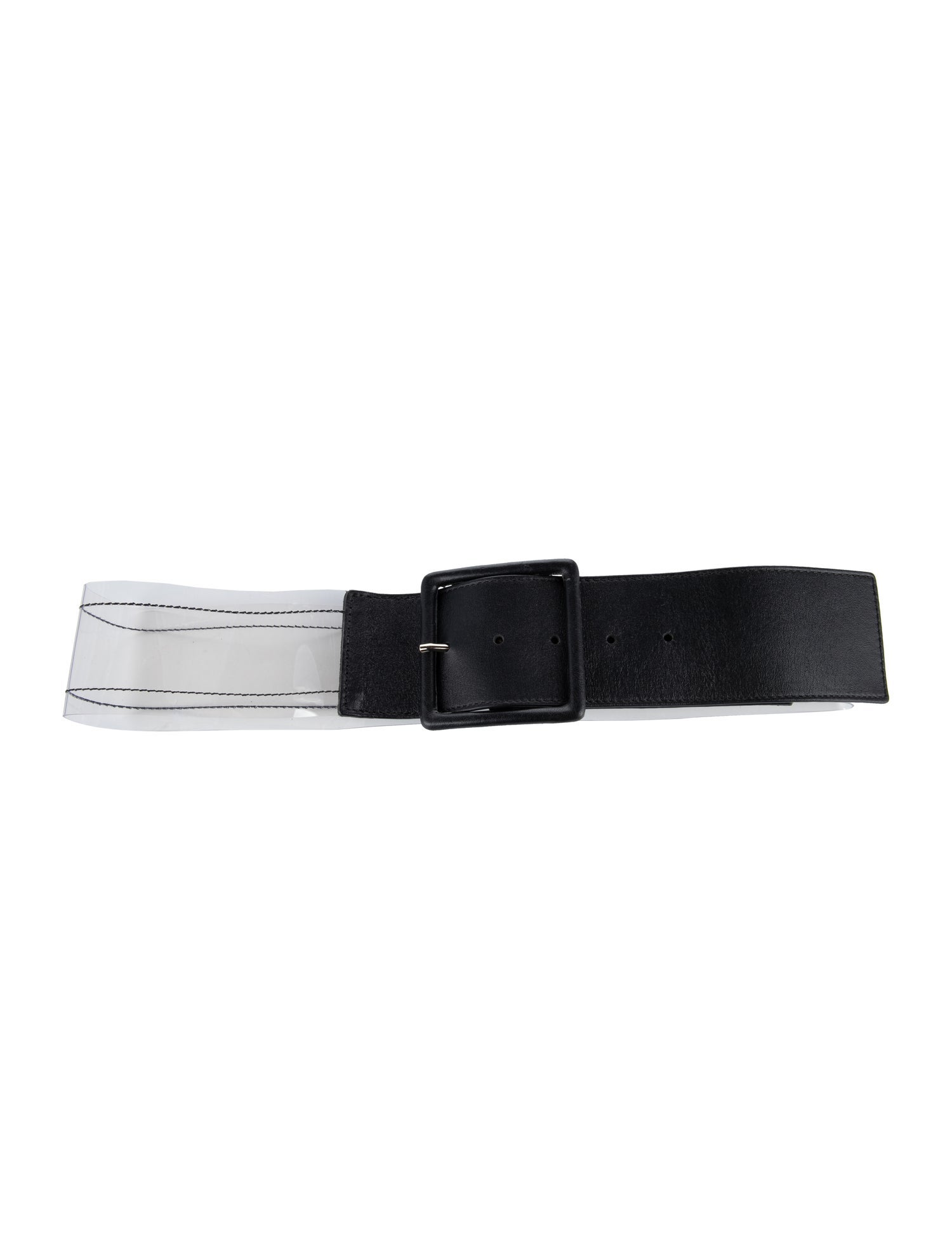 Veronica Beard Wide PVC Belt