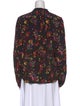 Veronica Beard Silk Floral Print Blouse