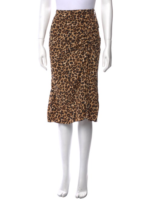 Veronica Beard Silk Knee-Length Skirt