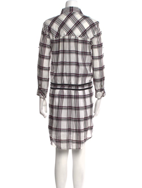 Veronica Beard Plaid Print Mini Dress