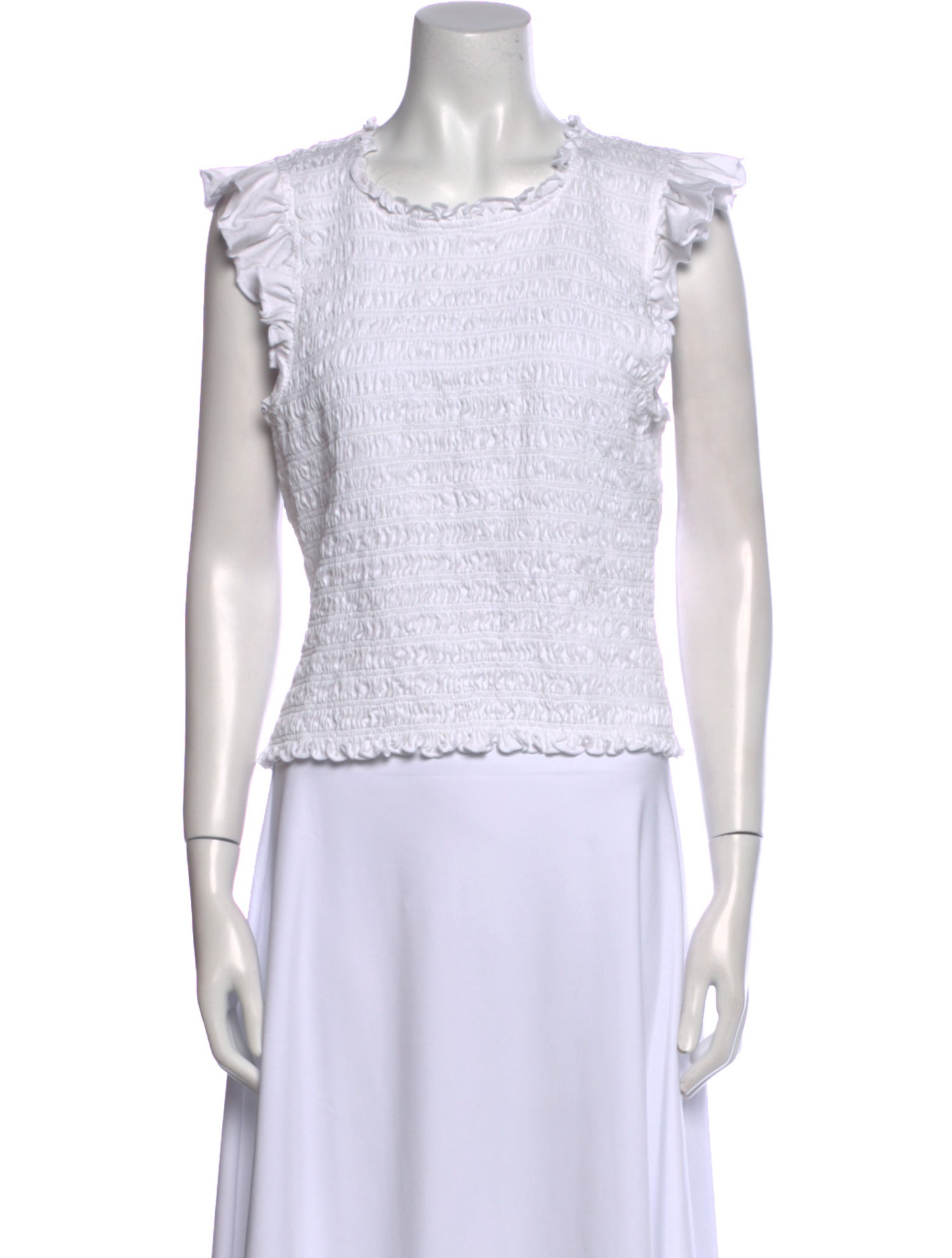 Veronica Beard Scoop Neck Sleeveless Top