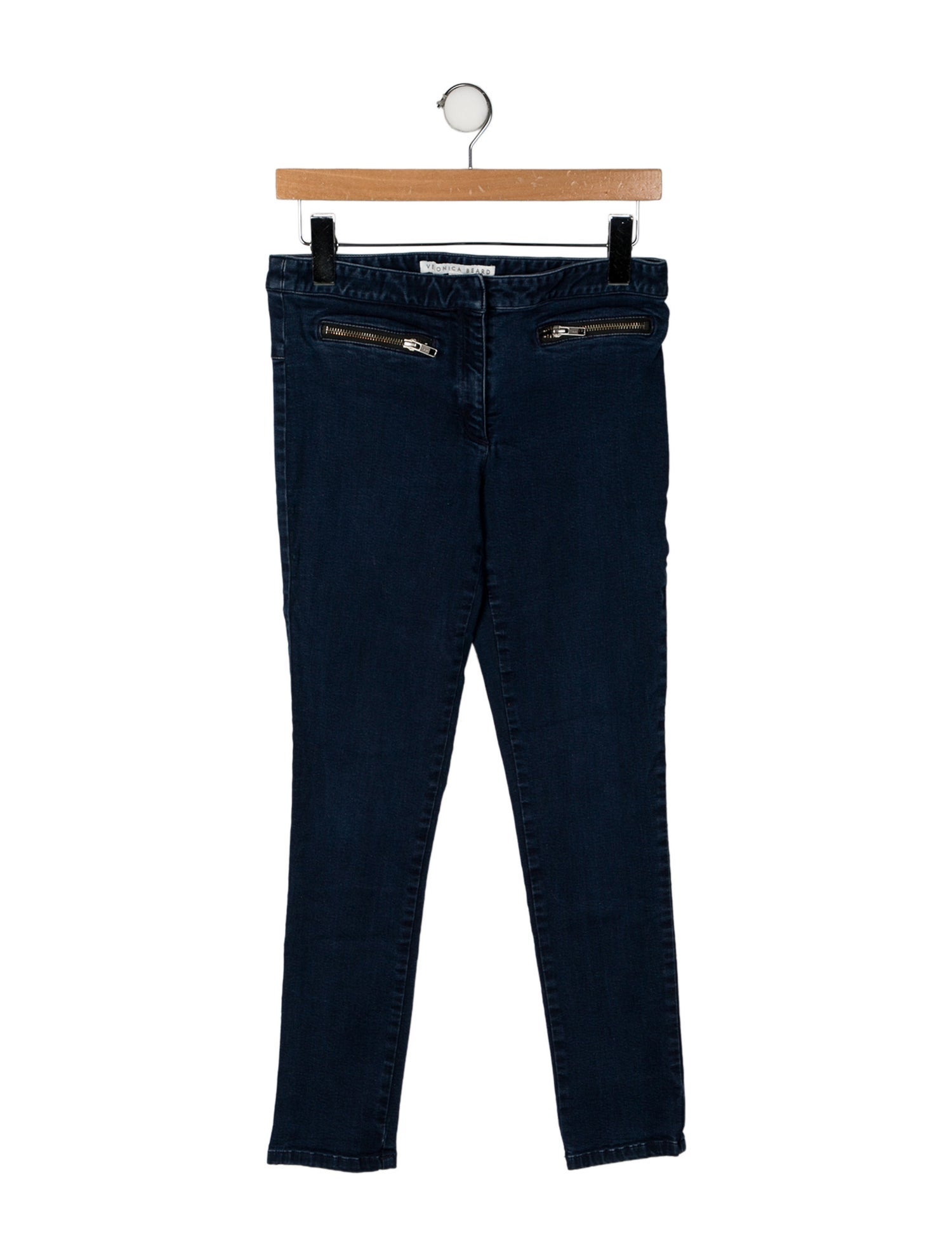 Veronica Beard Mid-Rise Skinny Leg Jeans