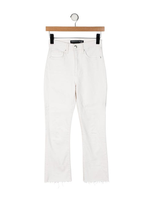 Veronica Beard Mid-Rise Straight Leg Jeans