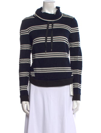 Veronica Beard Striped Turtleneck Sweater