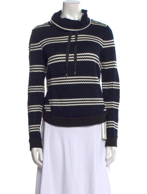 Veronica Beard Striped Turtleneck Sweater