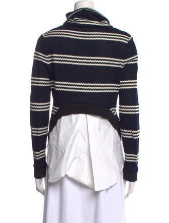 Veronica Beard Striped Turtleneck Sweater