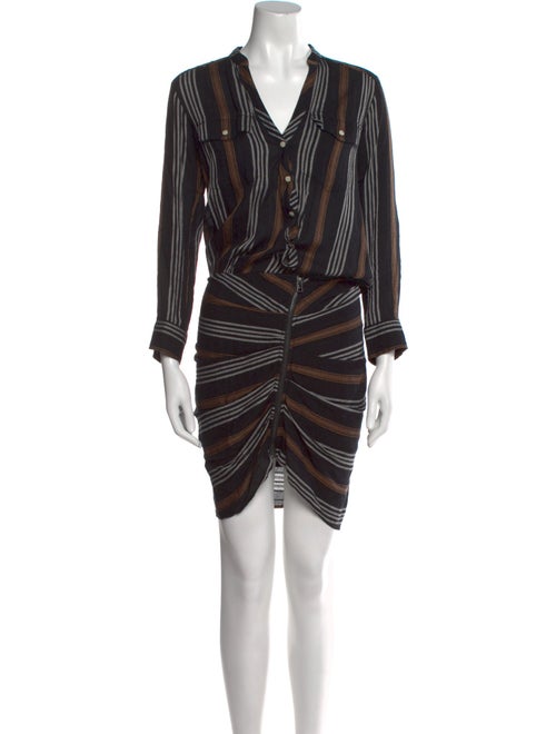 Veronica Beard V-Neck Mini Dress