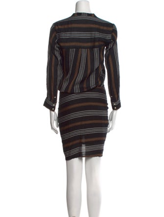 Veronica Beard V-Neck Mini Dress