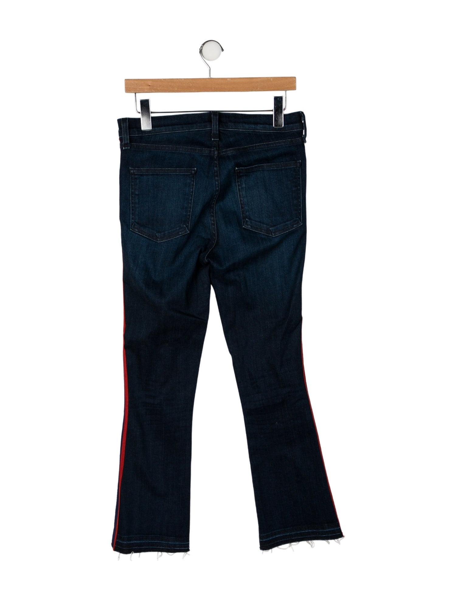 Veronica Beard Mid-Rise Straight Leg Jeans