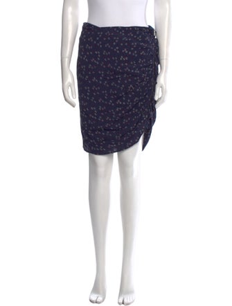Veronica Beard Floral Print Knee-Length Skirt