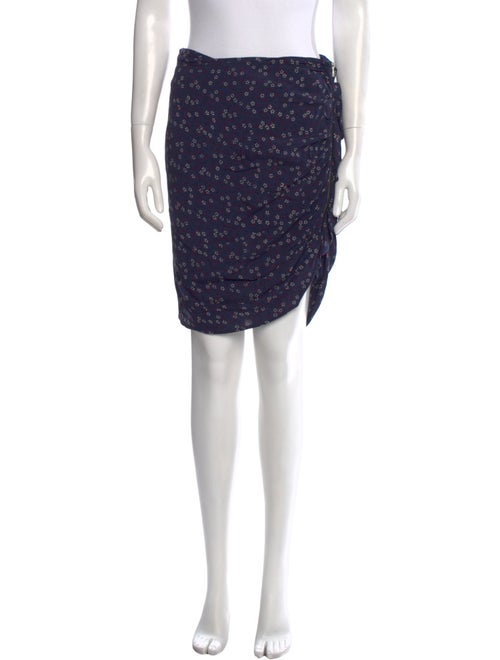 Veronica Beard Floral Print Knee-Length Skirt