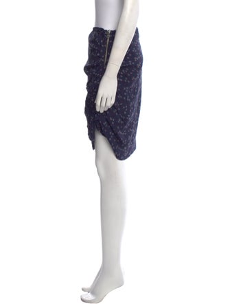 Veronica Beard Floral Print Knee-Length Skirt