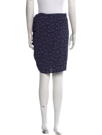 Veronica Beard Floral Print Knee-Length Skirt