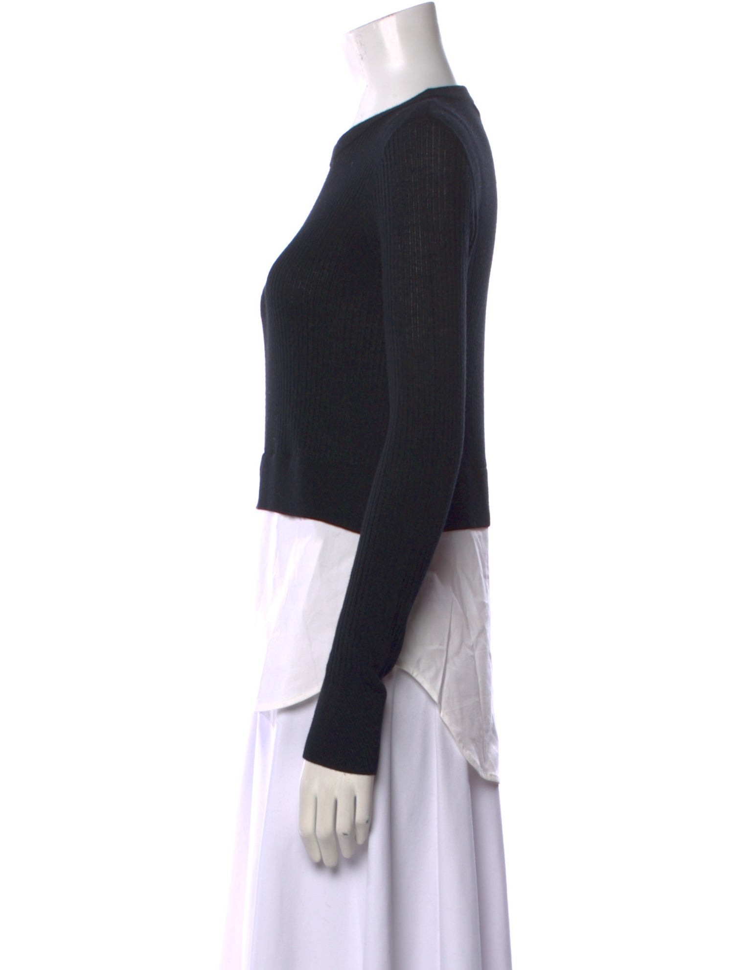 Veronica Beard Wool Crew Neck Sweater