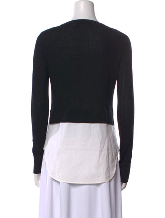 Veronica Beard Wool Crew Neck Sweater