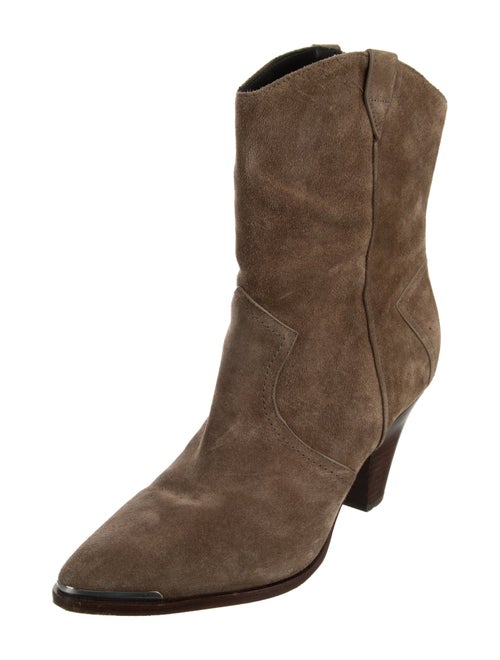 Veronica Beard Suede Western Boots
