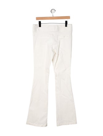 Veronica Beard Mid-Rise Wide Leg Jeans