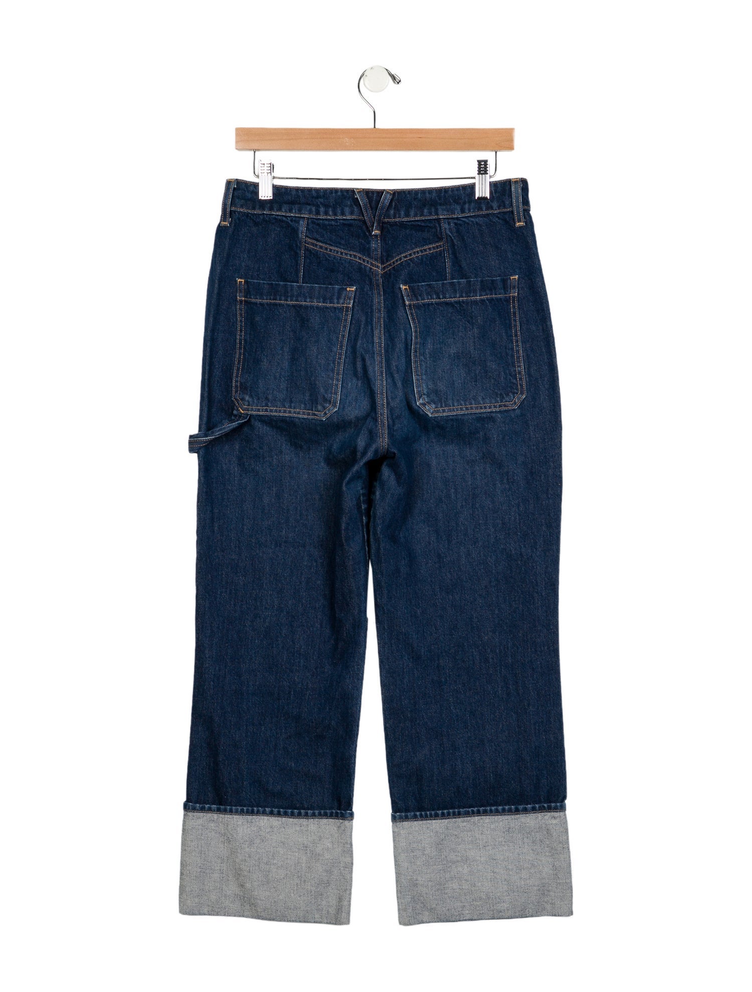 Veronica Beard High-Rise Wide Leg Jeans