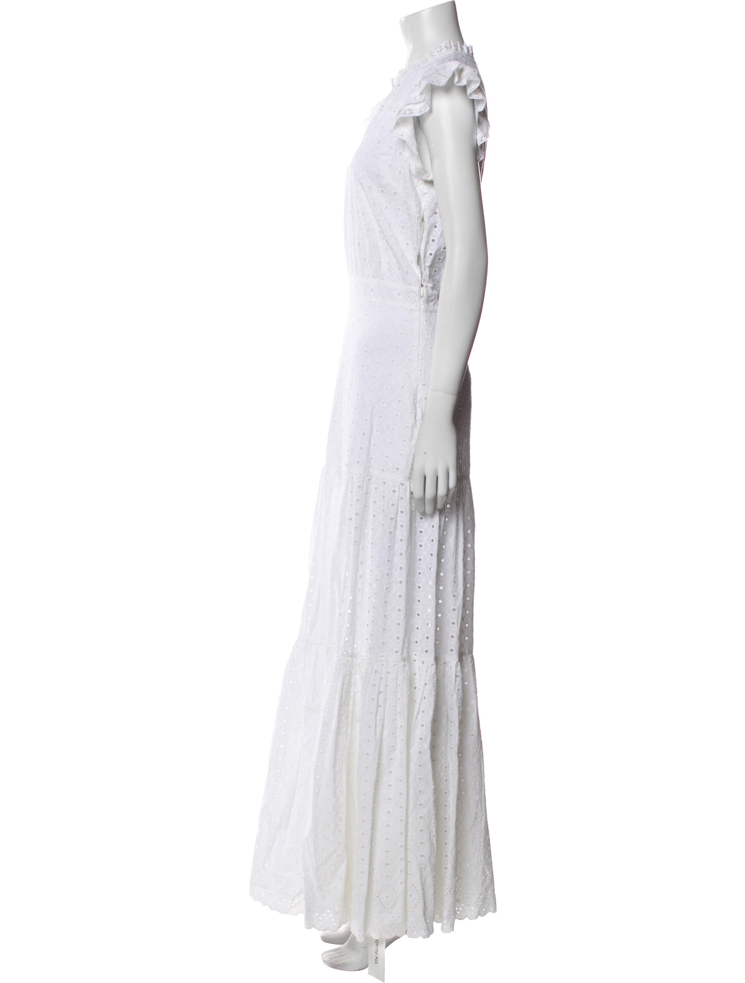 Veronica Beard V-Neck Long Dress