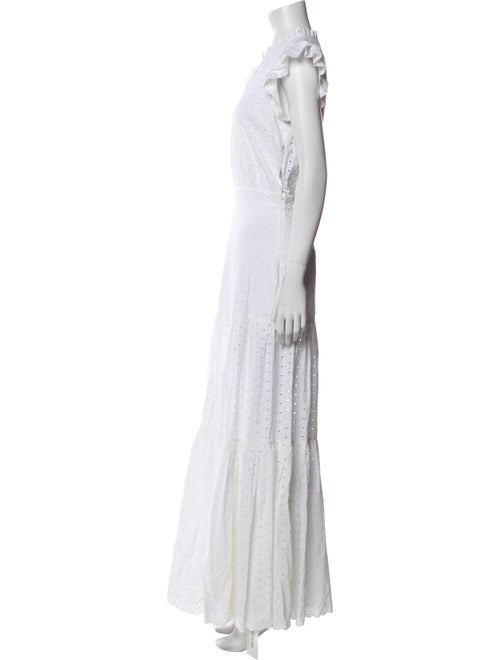 Veronica Beard V-Neck Long Dress