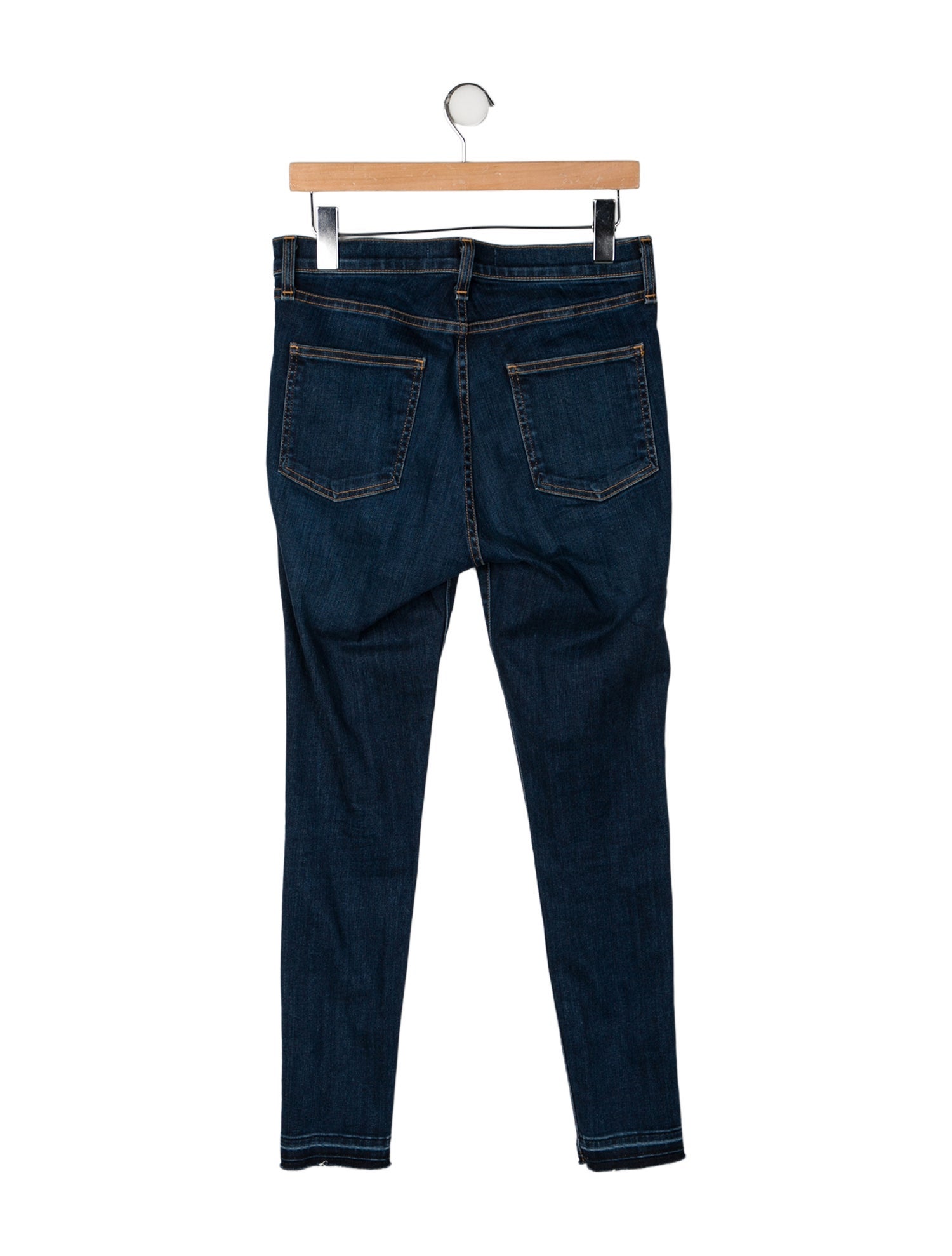 Veronica Beard High-Rise Skinny Leg Jeans