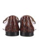 Veronica Beard Crocodile Animal Print Loafers