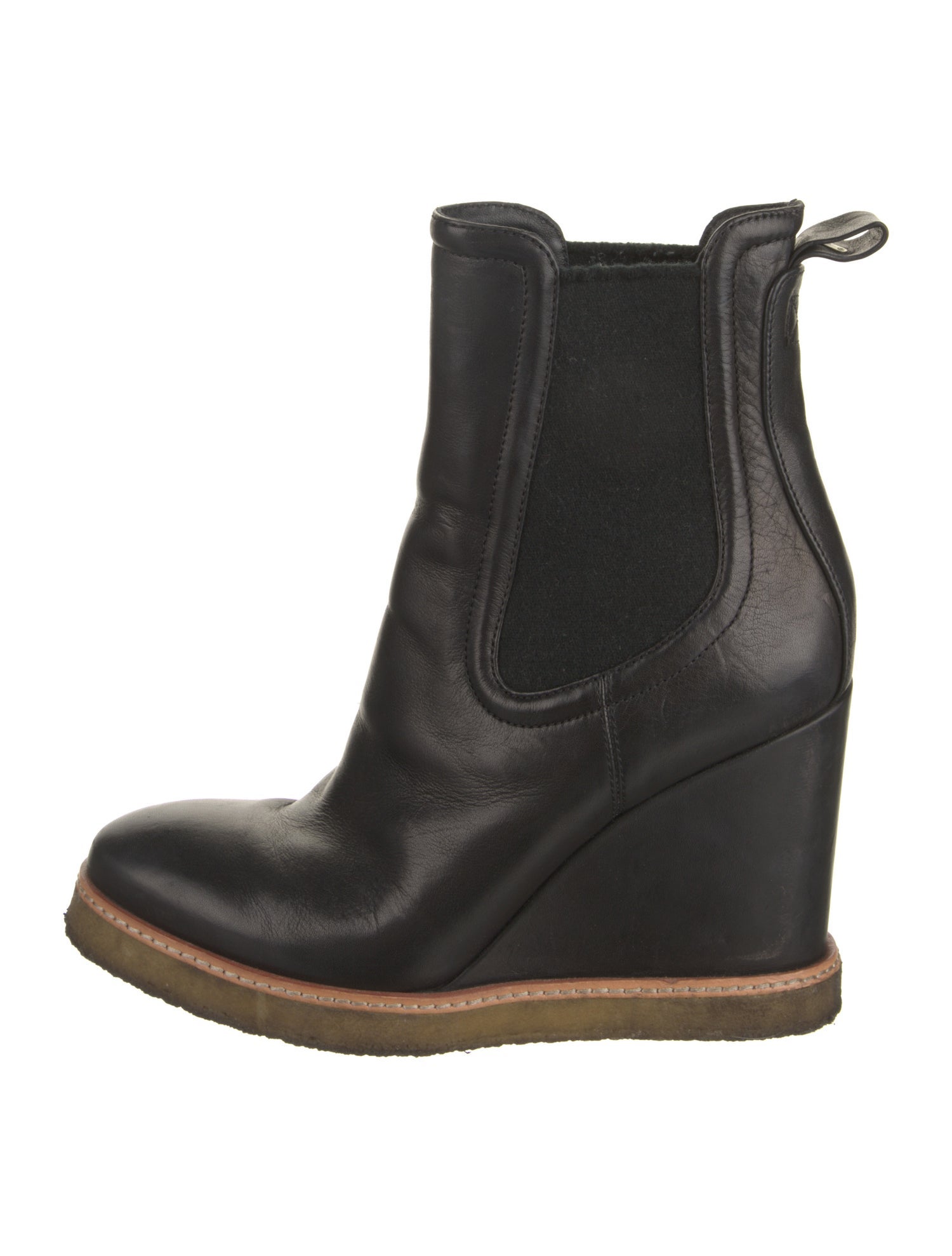 Veronica Beard Leather Chelsea Boots