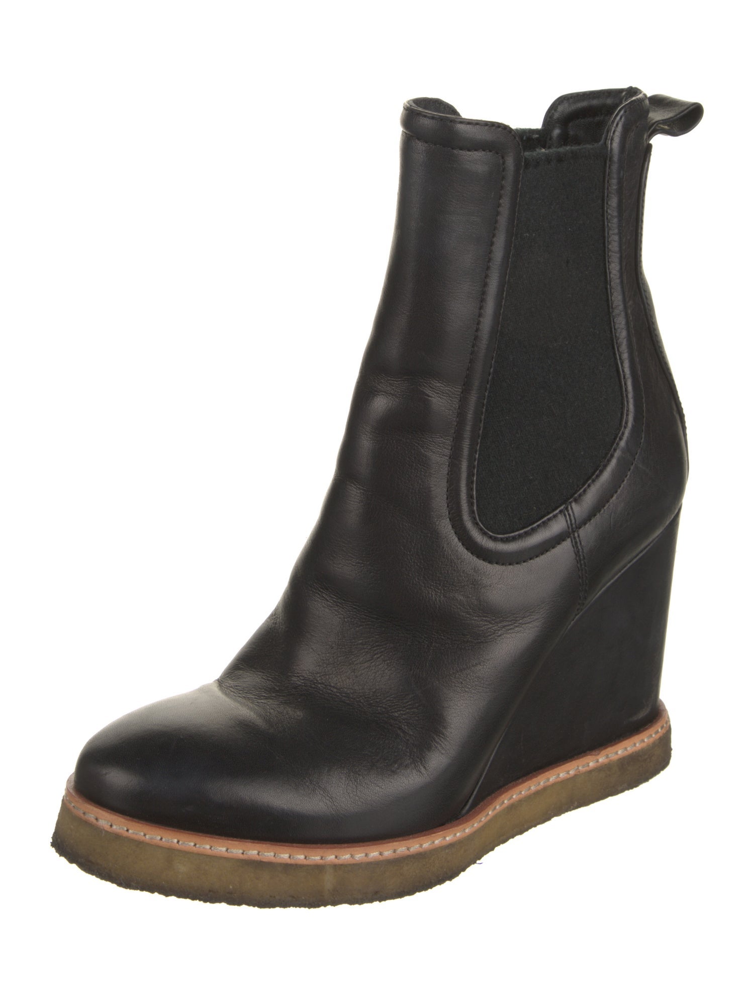 Veronica Beard Leather Chelsea Boots