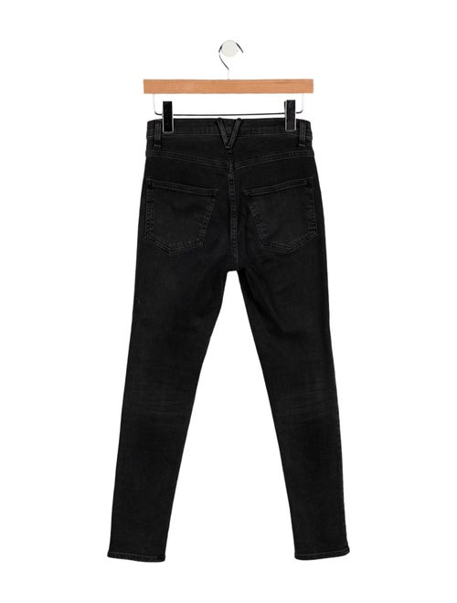 Veronica Beard Mid-Rise Skinny Leg Jeans