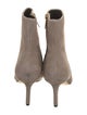 Veronica Beard Suede Colorblock Pattern Boots
